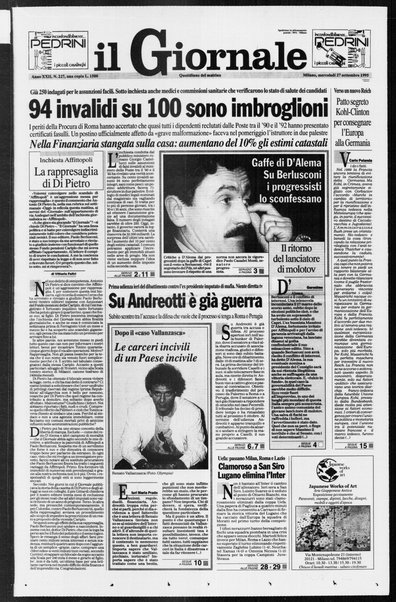 Il giornale : quotidiano del mattino